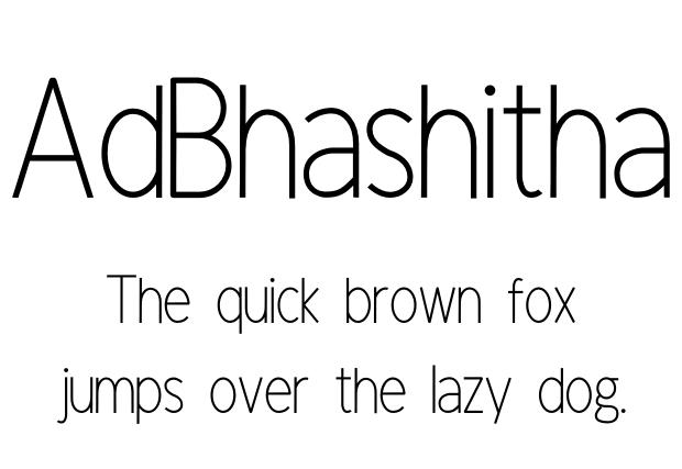 AdBhashitha Canva font, Canva sans serif font