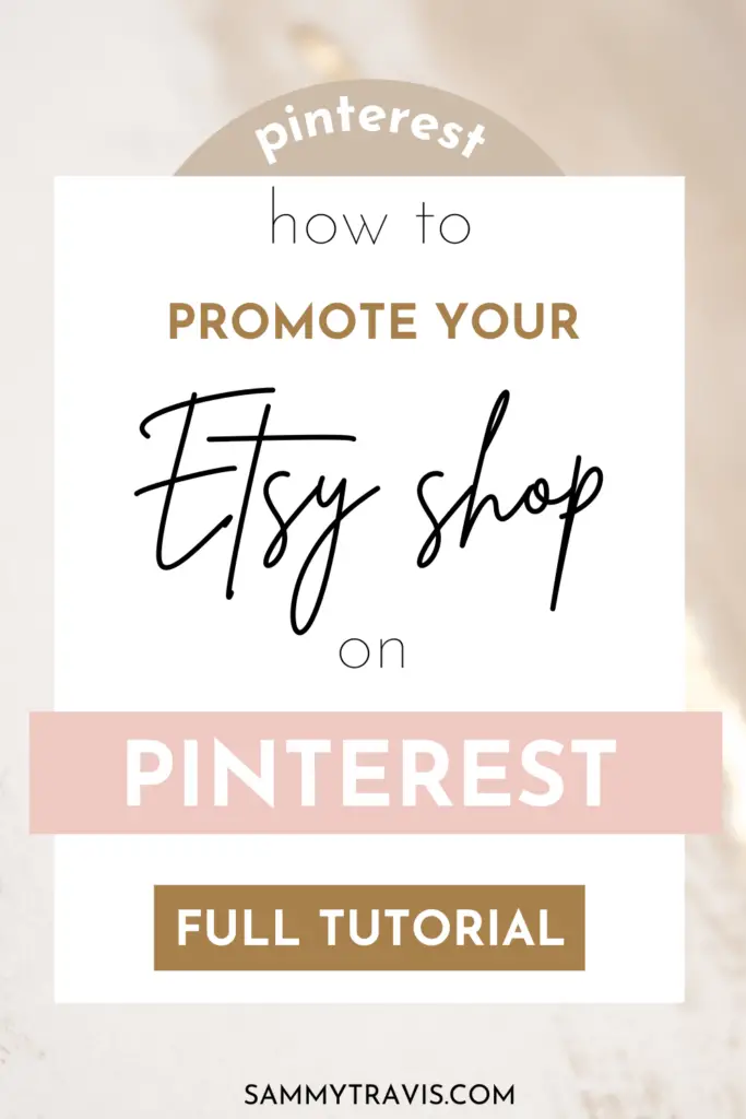 how to promote your etsy listings on pinterest