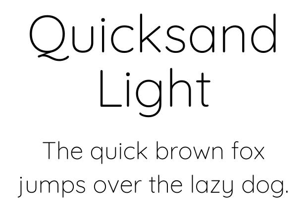 Quicksand Light Canva font, Canva sans serif font