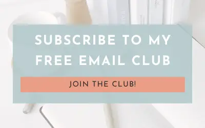 subscribe to my email club, join the club