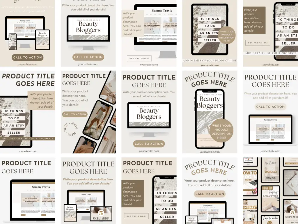 pinterest pin templates for digital products, Pinterest canva template, pinterest pins template for products, pinterest pins for digital downloads