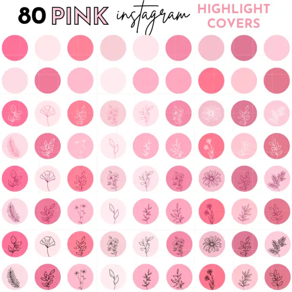 pink instagram highlight cover, cute instagram highlight cover, instagram highlight icon