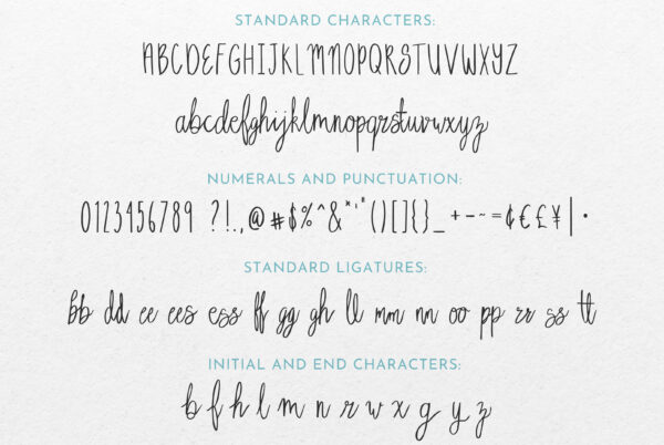 Millie Rose Script Font, Handwritten Font, Handwritten Script Font, Handwritten Caps font, handwriting font