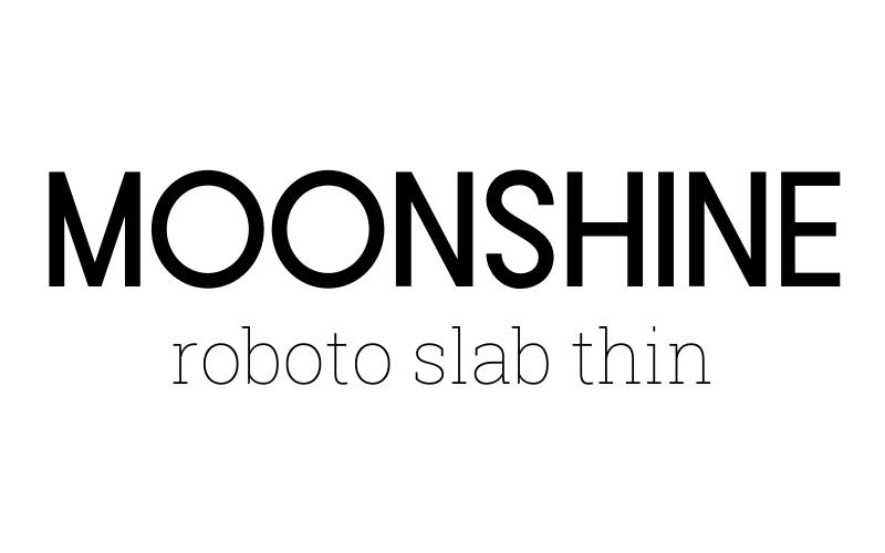 bet canva font pairings, moonshine and roboto slab thin