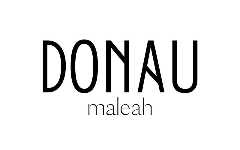 bet canva font pairings, donau and maleah